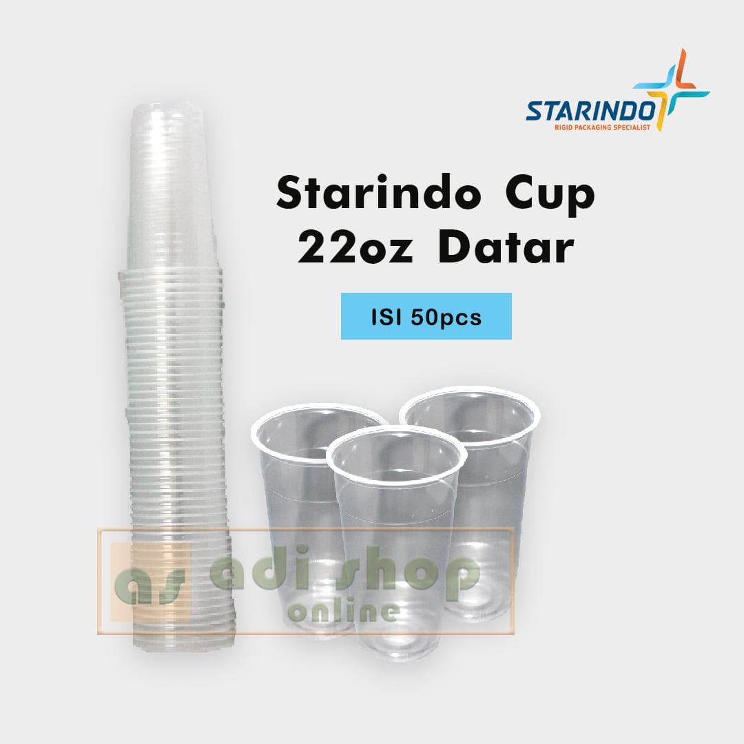 Starindo 22oz Datar 1 Toros isi 50pcs — gelas-cup di Adijaya Bandung
